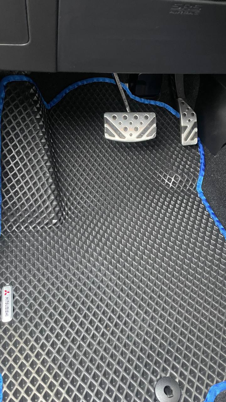 Driver side EVA car mat installed Mitsubishi RVR 2010-2024 interior