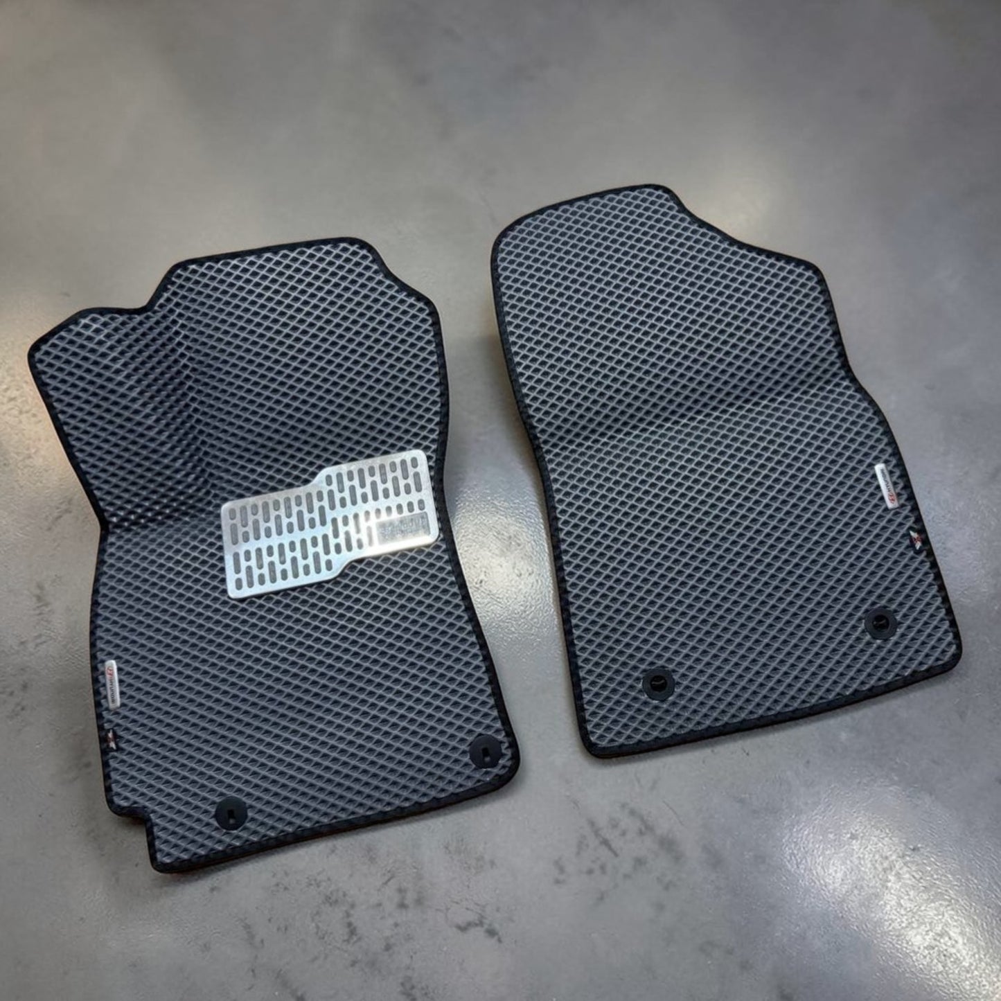 Hyundai Elantra Hybrid front EVA car mats 2021-2025 driver passenger custom floor liners