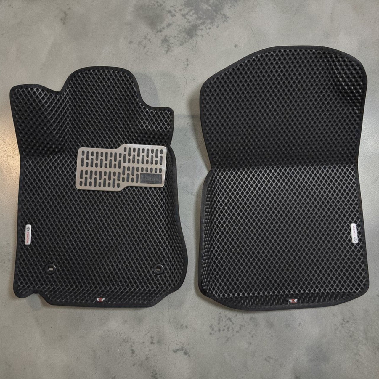 Toyota Tundra 2007-2021 front EVA car mats driver passenger custom fit floor liners