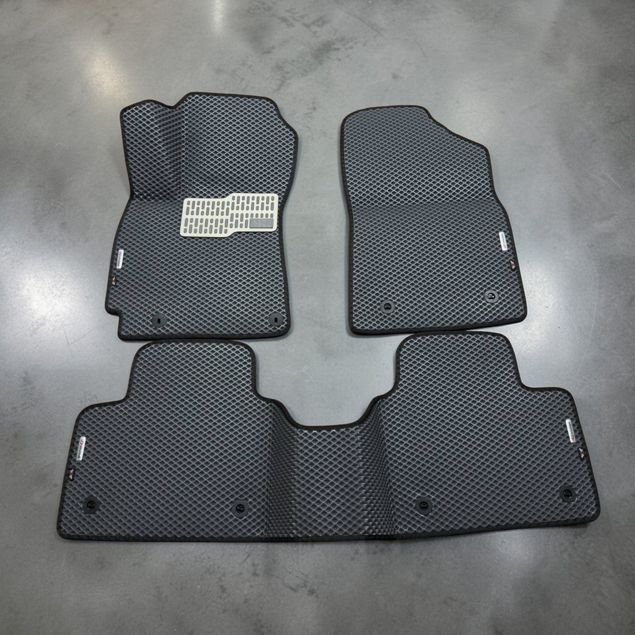 Hyundai Elantra Hybrid 2021-2025 EVA car mats full set custom fit all weather floor liners