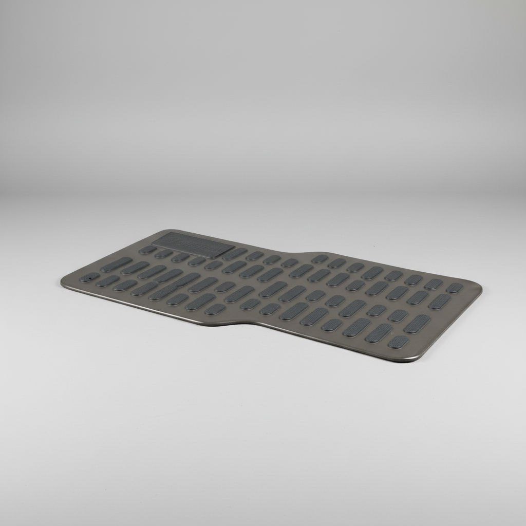 Metal Car Heel Plate | Driver Floor Mat Heel Protector | Universal Fit