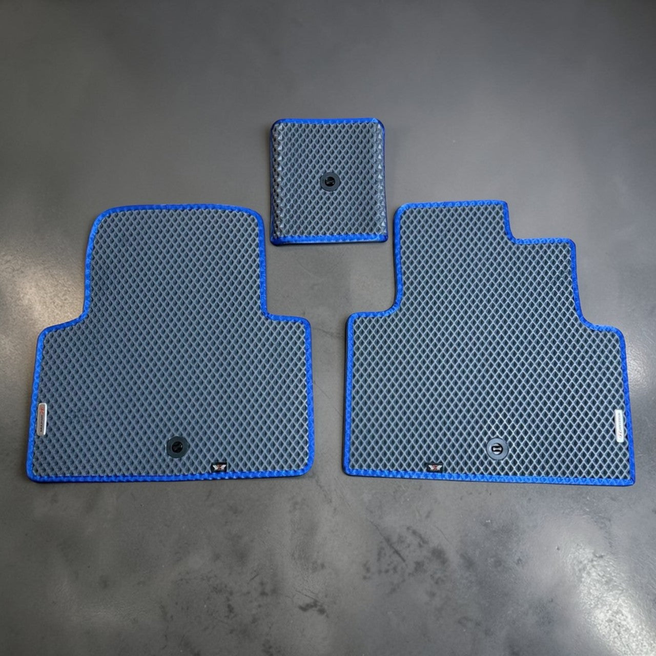 Rear EVA car mats Hyundai Santa Fe 2021-2023 custom fit floor liners
