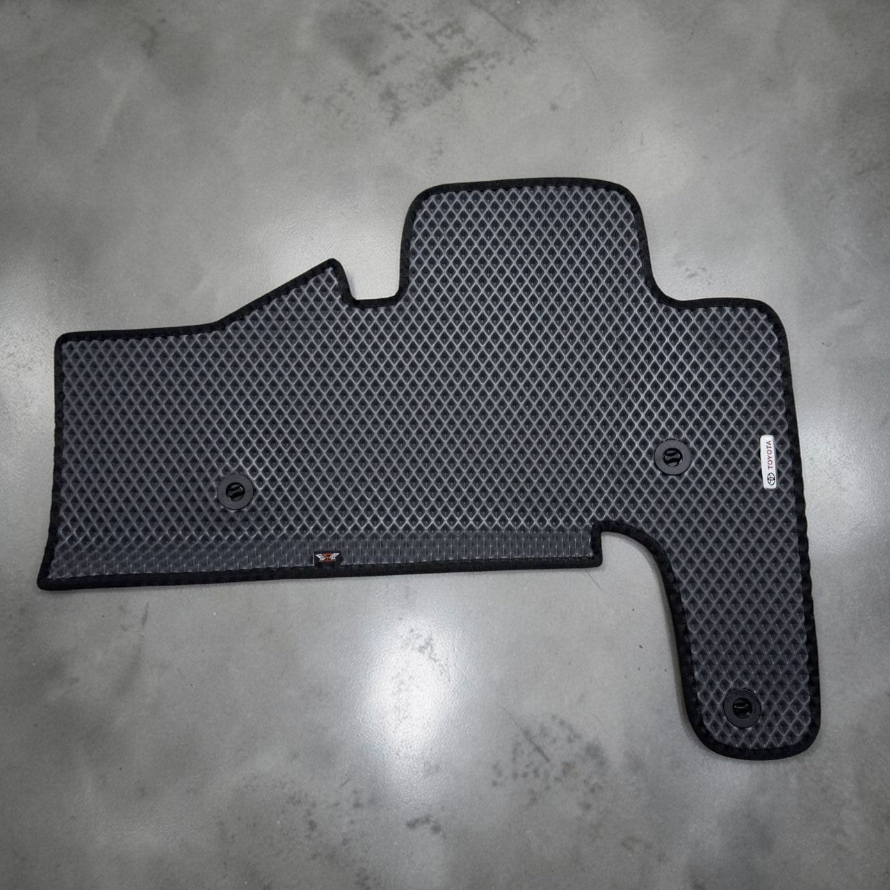 Rear EVA floor mats Toyota Land Cruiser 80 Series 1990-1997 custom fit all weather liners