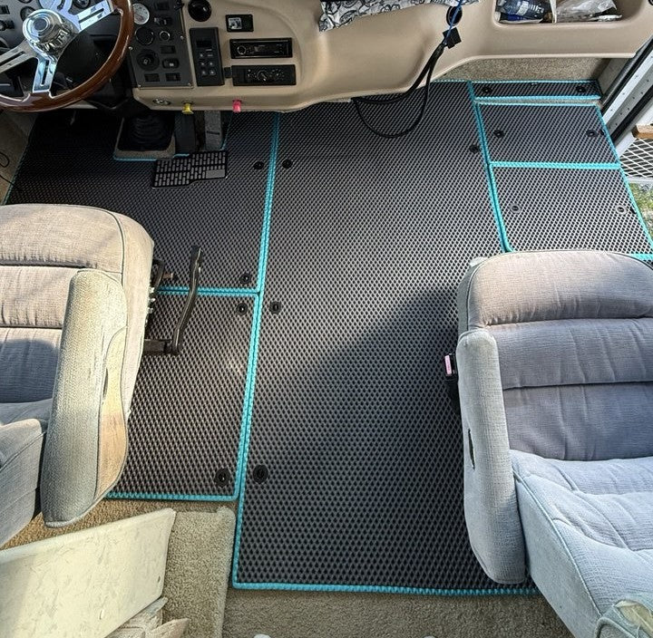 Custom car mat example