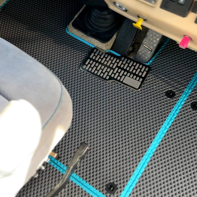 Custom car mat example